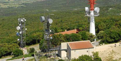 Torres de servicios de telecomunicaciones gestionadas por TDF en Francia. 