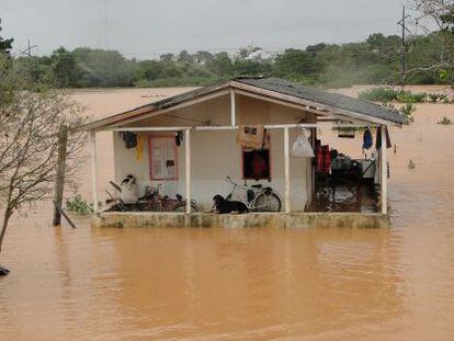 Inundaciones en Linhares, Espíritu Santo.