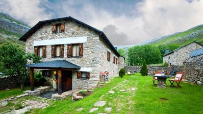 La casa rural El Rincón de Babia, en León.