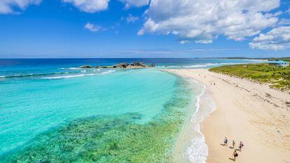 Una playa en las Islas Turcas y Caicos.