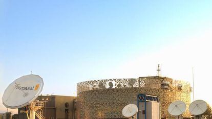 Centro de control de Hispasat en Arganda del Rey.  