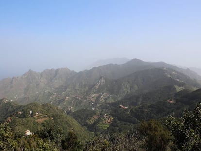 Panor&aacute;mica de San Crist&oacute;bal de La Laguna desde el Pico del Ingl&eacute;s.