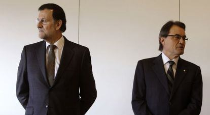 Rajoy y Mas, el pasado enero.