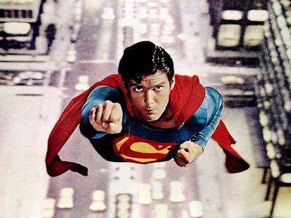 Imagen de la primera entrega de <i>Superman,</i> realizada por Richard Donner en 1978.