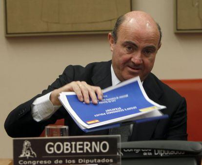 El ministro de Economía, Luis de Guindos.