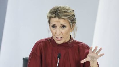 La vicepresidenta segunda y ministra de Trabajo, Yolanda Díaz.