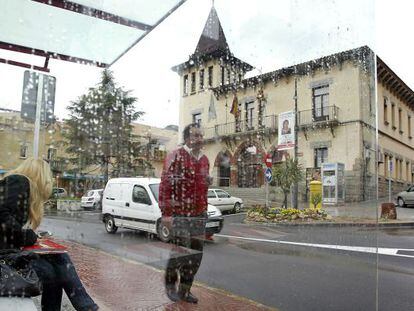 Plaza del Ayuntamiento de la poblaci&oacute;n de Sant Vicen&ccedil; dels Horts.