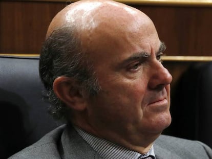 El ministro de Economía, Luis de Guindos.