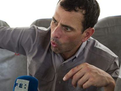 El l&iacute;der opositor venezolano, Henrique Capriles.