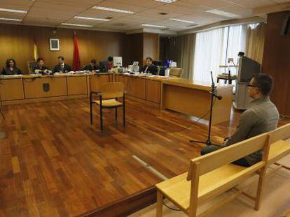 Imagen del juicio contra Alfón, en la Audiencia Provincial de Madrid.