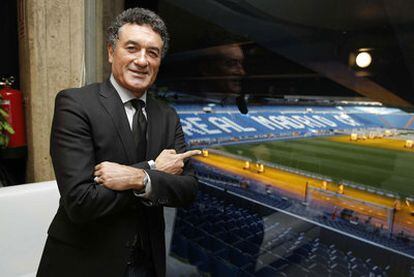 Gentile, el miércoles pasado, en el estadio Bernabéu.