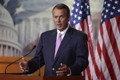 En la imagen, el congresista republicano John Boehner, presidente de la Cámara baja de Estados Unidos. EFE/Archivo