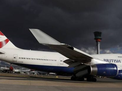 Imagen de un Boeing 747 de British Airways.