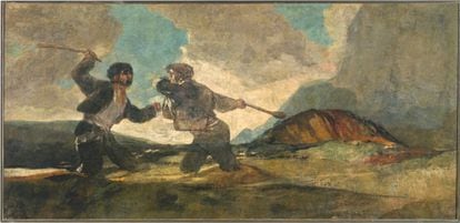 'Duelo a garrotazos', de Francisco de Goya.