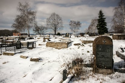Cementerio ortodoxo serbio, en el sur de Mitrovica.