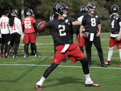 El mariscal de campo de Atlanta Falcons, Matt Ryan, durante el fin de semana