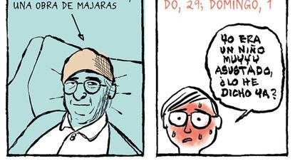 Viñetas de 'Algo extraño me pasó camino de casa' (2020), cómic de Miguel Gallardo publicado por Astiberri.