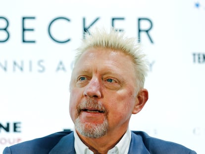 El tenista alemán Boris Becker.