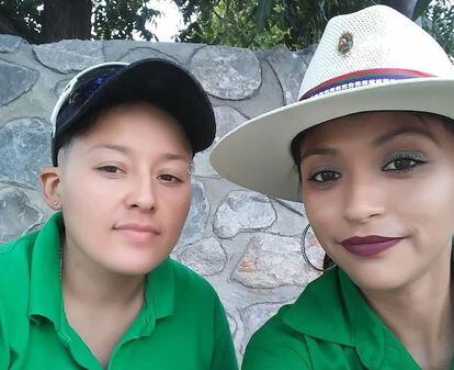 Les deux femmes de la communauté LGTB+ assassinées à Ciudad Juárez, identifiées comme Tania et Nohemí.