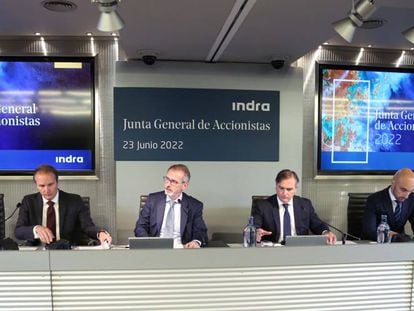 Junta de accionistas de Indra de junio de 2022.