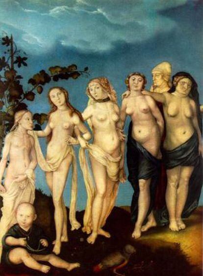 (Hans Baldung 1484-1545). Las siete edades de la mujer