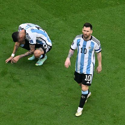 Mundial Qatar 2022: Los argentinos Ángel Di María y Lionel Messi