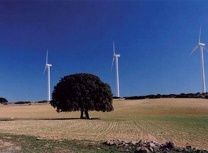 Parque eólico de La Muela, en Albacete.