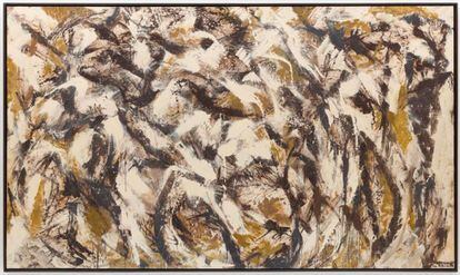 El cuadro 'Polar Stampede' (1960), de Lee Krasner.