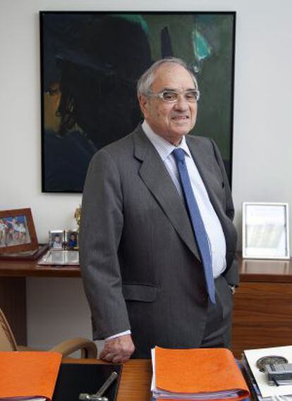 El exministro Martín Villa, el pasado viernes en Madrid.