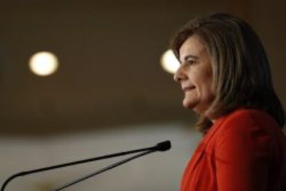 La ministra de Empleo y Seguridad Social, Fátima Báñez.