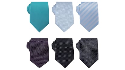 Las mejores ofertas en Corbata Negra Cuello Formal Corbatas, Pañuelos y  formales para hombres