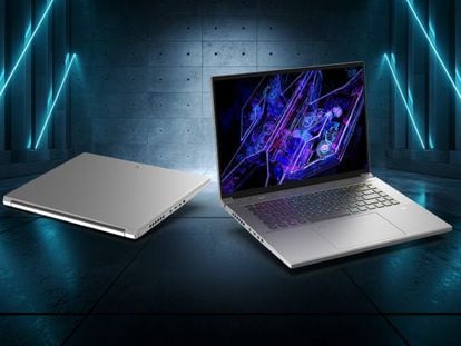 Nuevo portátil para ‘gaming’ de Acer con el procesador de Intel con IA Core Ultra.