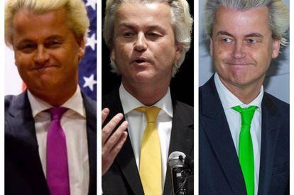 Geert Wilders, el ultraderechista holandés y su colección de corbatas chillonas.