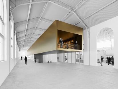 Proyecto ganador del concurso de ideas para rehabilitar la estación de Delicias, en Madrid.