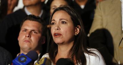 La diputada opositora María Corina Machado.