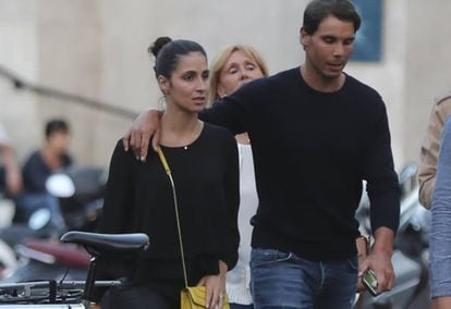 Rafael Nadal y Xisca Perello en París, el pasado junio.