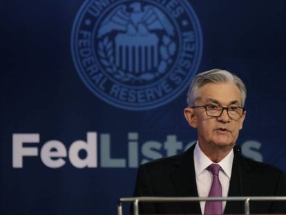 Jerome Powell, presidente de la Reserva Federal de EE UU.