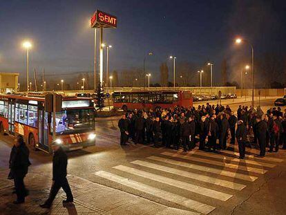 Huelga de autobuses