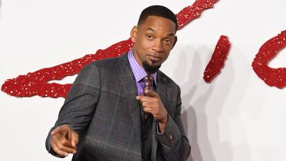 El actor y productor Will Smith posa en la alfombra roja del estreno de 'El método Williams', el 17 de noviembre en Londres.