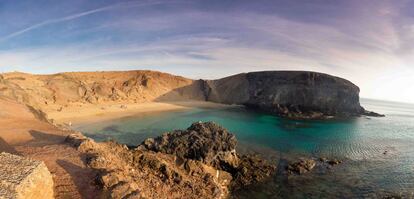 Playa del papagayo en Lanzarote