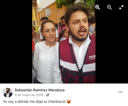 Imagen publicada en página de Facebook de Sebastian Ramírez.
