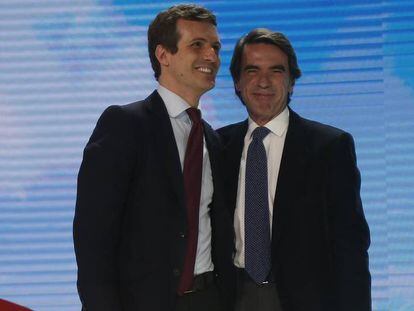 Mariano Casado y José María Aznar