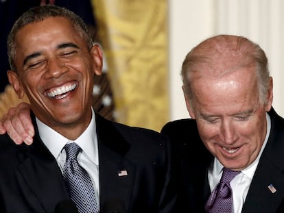 Barack Obama y Joe Biden, en la Casa Blanca en 2015.