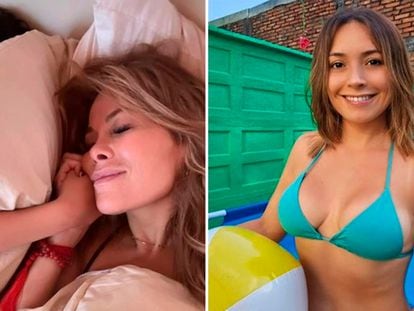 Cathy Barriga y Camila Polizzi, en imágenes compartidas en sus redes sociales.