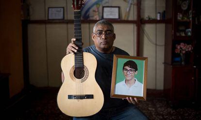 Álvaro Conrado Avendaño, padre del adolescente asesinado.