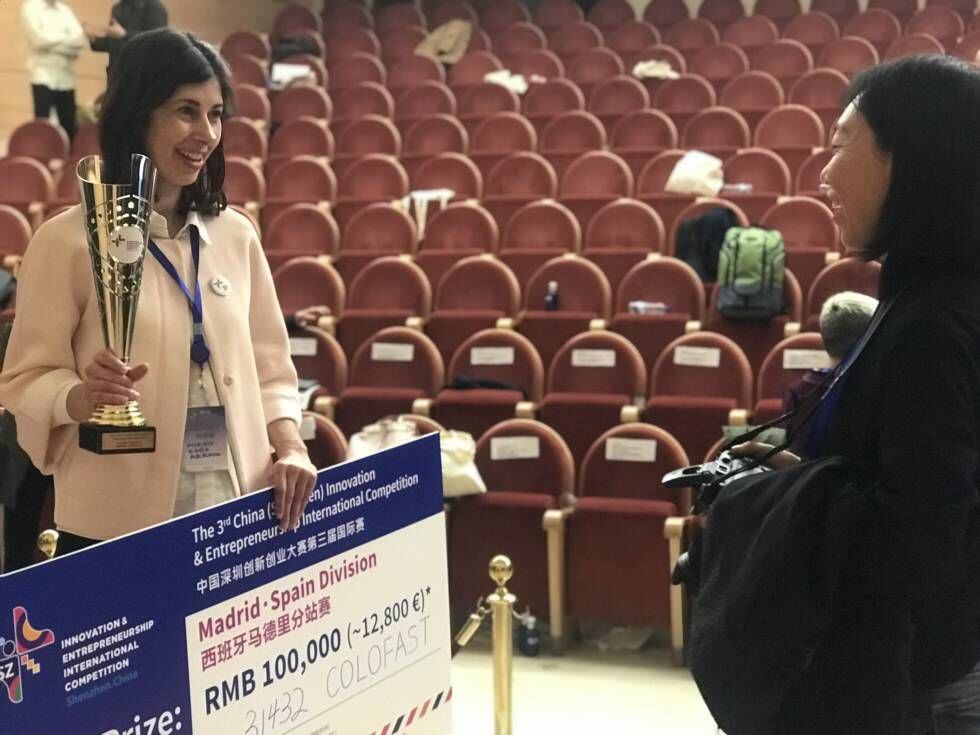 Rocío Arroyo, tras recibir el premio