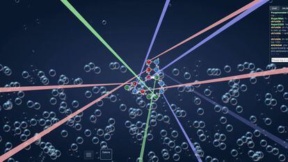 Captura del videojuego EterRNA, en el que el usuario juega a crear nuevos plegamientos de ARN