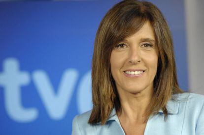 Ana Blanco, presentadora del telediario de TVE.