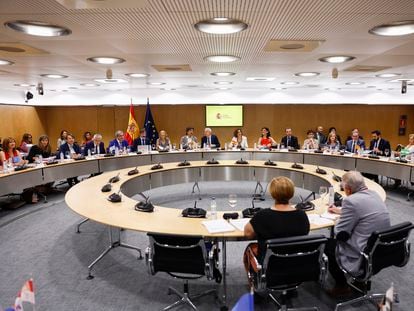 Reunión en  Madrid del Consejo de Política Fiscal y Financiera en julio de 2022.