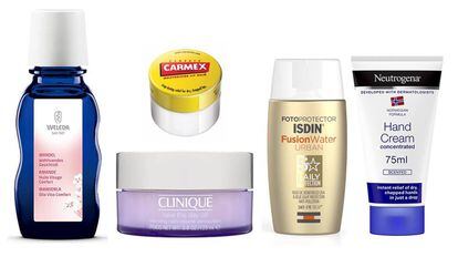Cinco cosméticos baratos y esenciales para mantener la piel a salvo del frío.